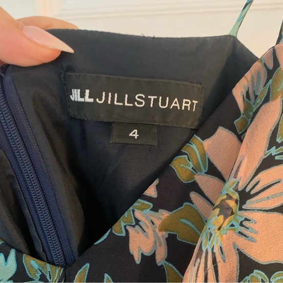 Jill Stuart Silk Floral Maxi Cut-Out - Picture 4 of 11